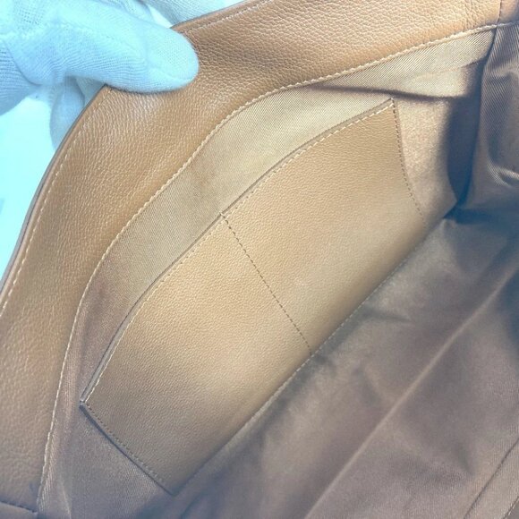 LOUIS VUITTON Rock Me MM Tote Bag Shoulder Flap Shoulder Bag Leather Brown - Picture 12 of 15